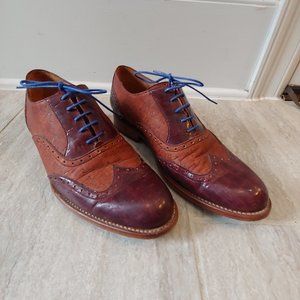 Ruts wingtip oxford cork mens shoes size 9 euro 43